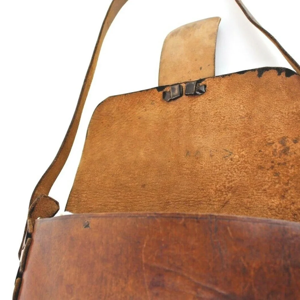 Women's Vintage Brown Handmade Leather Messenger, Shoulder, Satchel Handbag